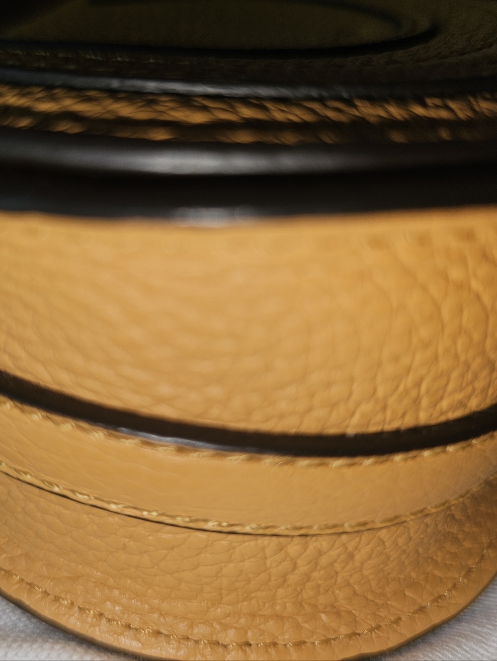 NANO Chloe Mini Marcie Saddle Crossbody Bag in Tan Apricot - Picture 9 of 16